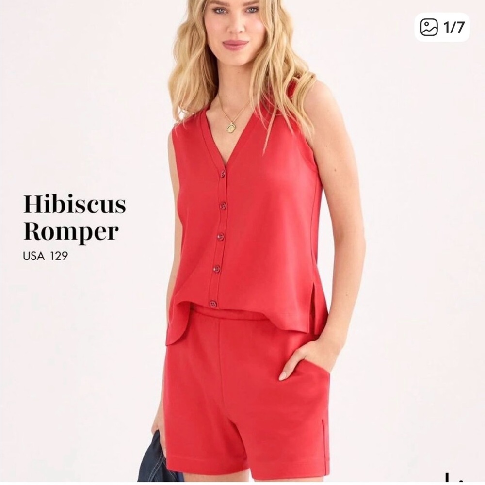Cabi pink Sleeveless Romper